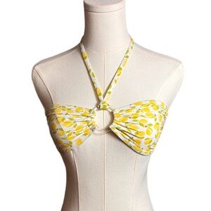 Solid & Striped Tati Lemon Bikini Top NWOT Size Small Sold Out